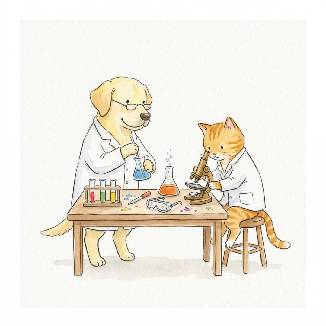 Cat and dog scientists